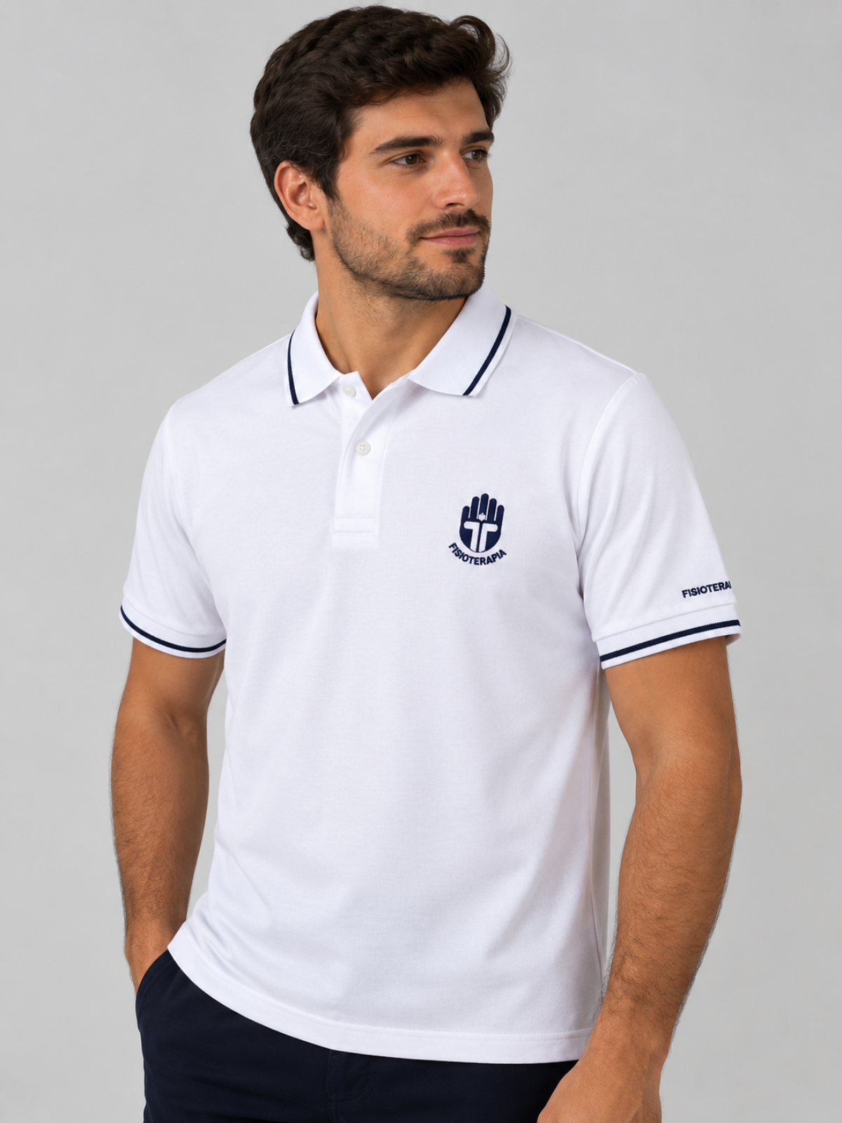 POLO CLASSIC BRANCO HOMEM