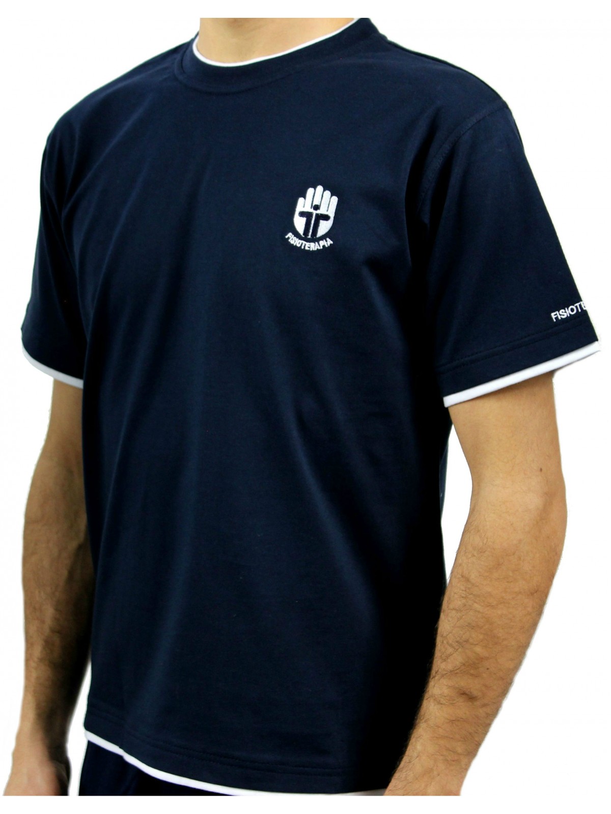 T´SHIRT CONFORT AZUL HOMEM