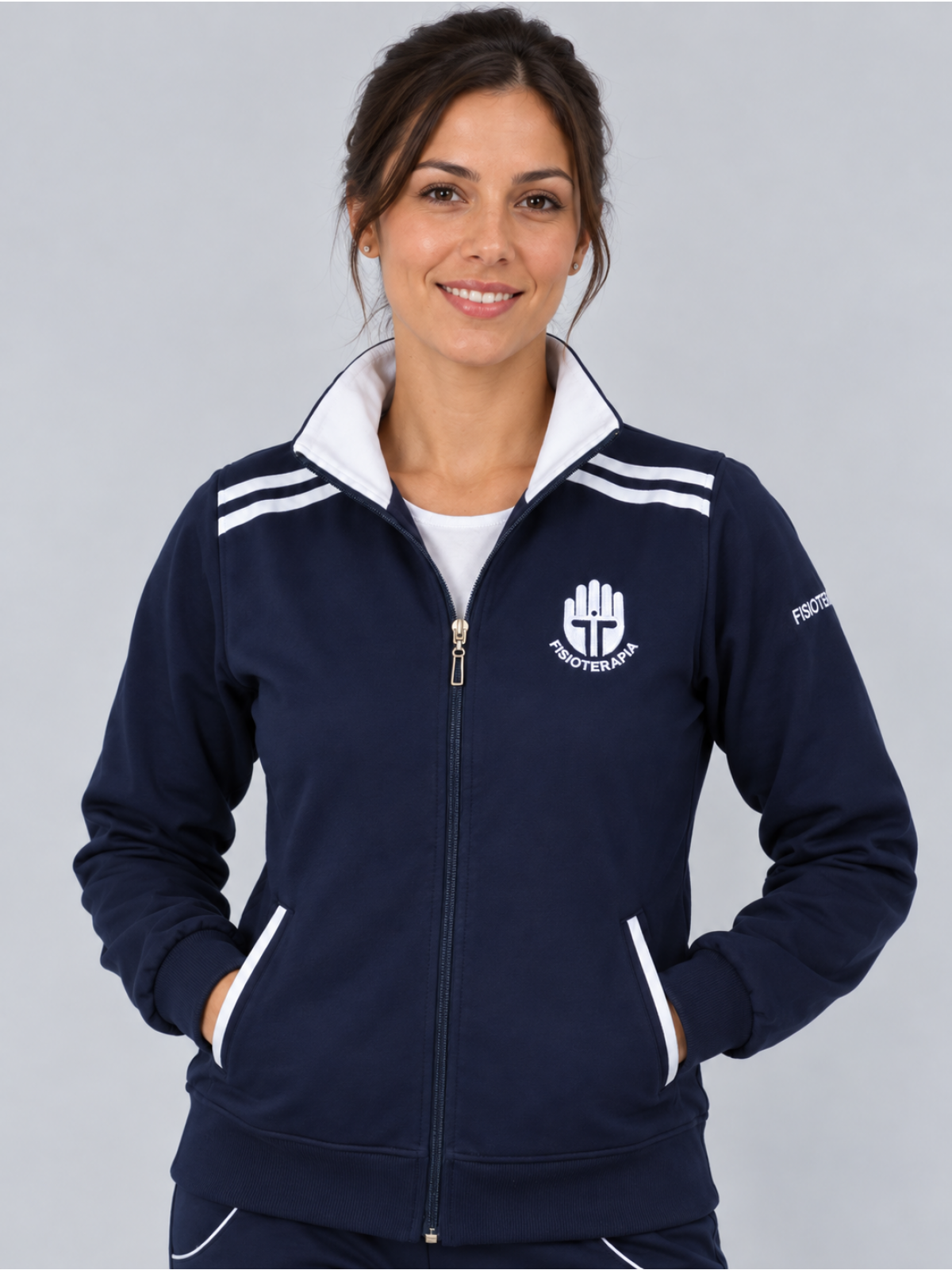 CASACO TWO STRIPES MARINHO